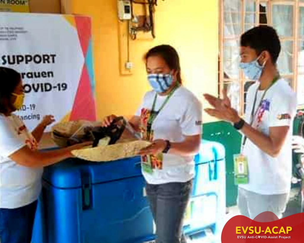 EVSU distributes 390 face shields anew