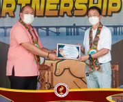 EVSU President Dr. Dennis C. de Paz visits Tanauan Campus today for the Turn-Over Ceremony of the 2-storey, 4-classroom building