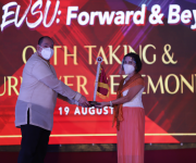 Oath Taking and Turnover Ceremony for EVSU Key Officials