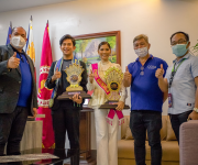 Hail to the new King and Queen of EVSU!