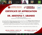 DLSU Research Fellow tackles RRL as Publishable Paper