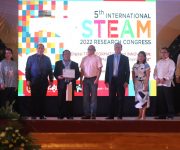 DMMMSU Bags Overall Best Paper Award in 5th ISTEAM; PAASE Team, Key Officials bestow the awards