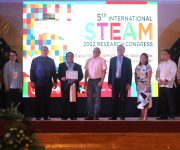 DMMMSU Bags Overall Best Paper Award in 5th ISTEAM; PAASE Team, Key Officials bestow the awards