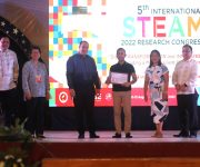 DMMMSU Bags Overall Best Paper Award in 5th ISTEAM; PAASE Team, Key Officials bestow the awards
