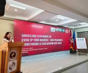 PCAARD unveils EVSU-IP-TBM Marker; monitors project site